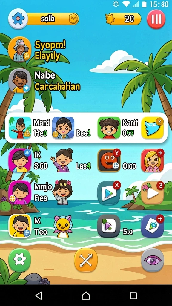afaf - Screenshot AFAF menampilkan karakter utama dalam aksi.