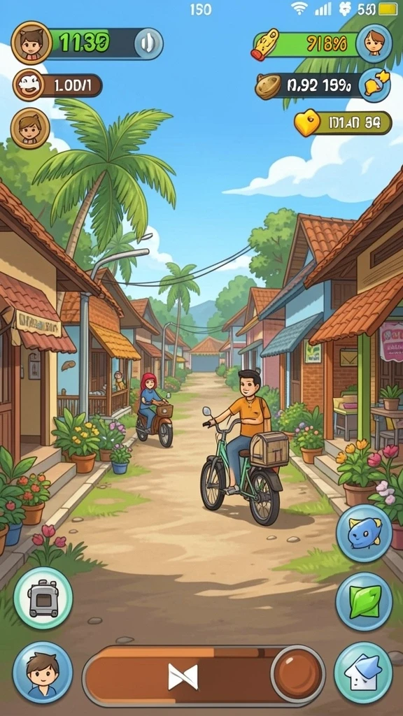 garitoto - Tampilan antarmuka yang menarik.