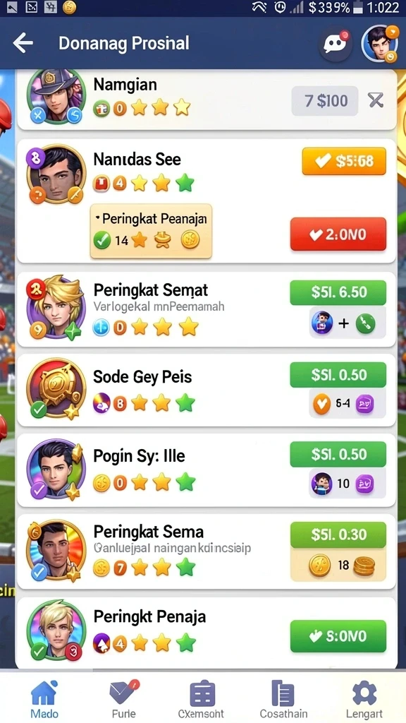 rebahin - Tampilan antarmuka pengguna yang intuitif dan menarik.